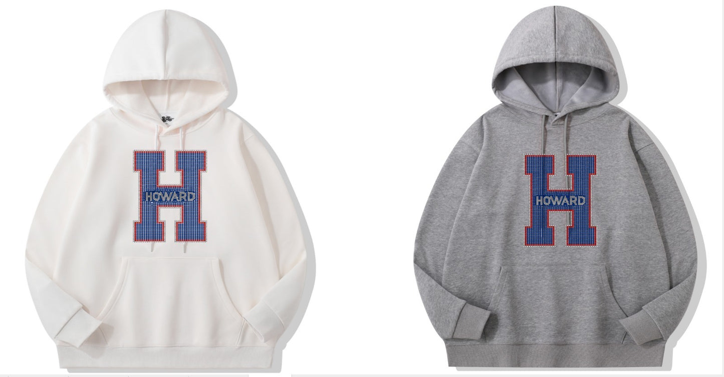 Preorder: HU Rhinestone Hoodie w/Velour Lining