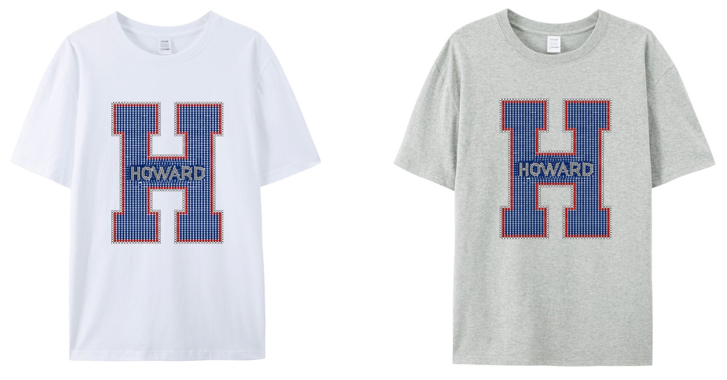 Preorder: Howard Gray Luxe Rhinestone Shirt