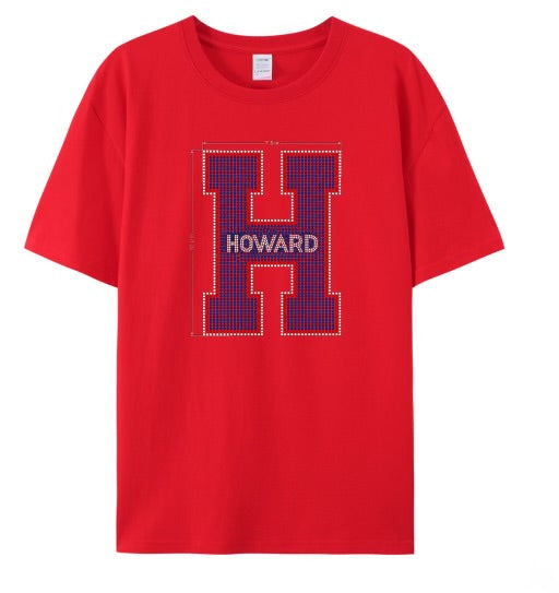 Preorder: Howard Luxe Red Rhinestone Shirt