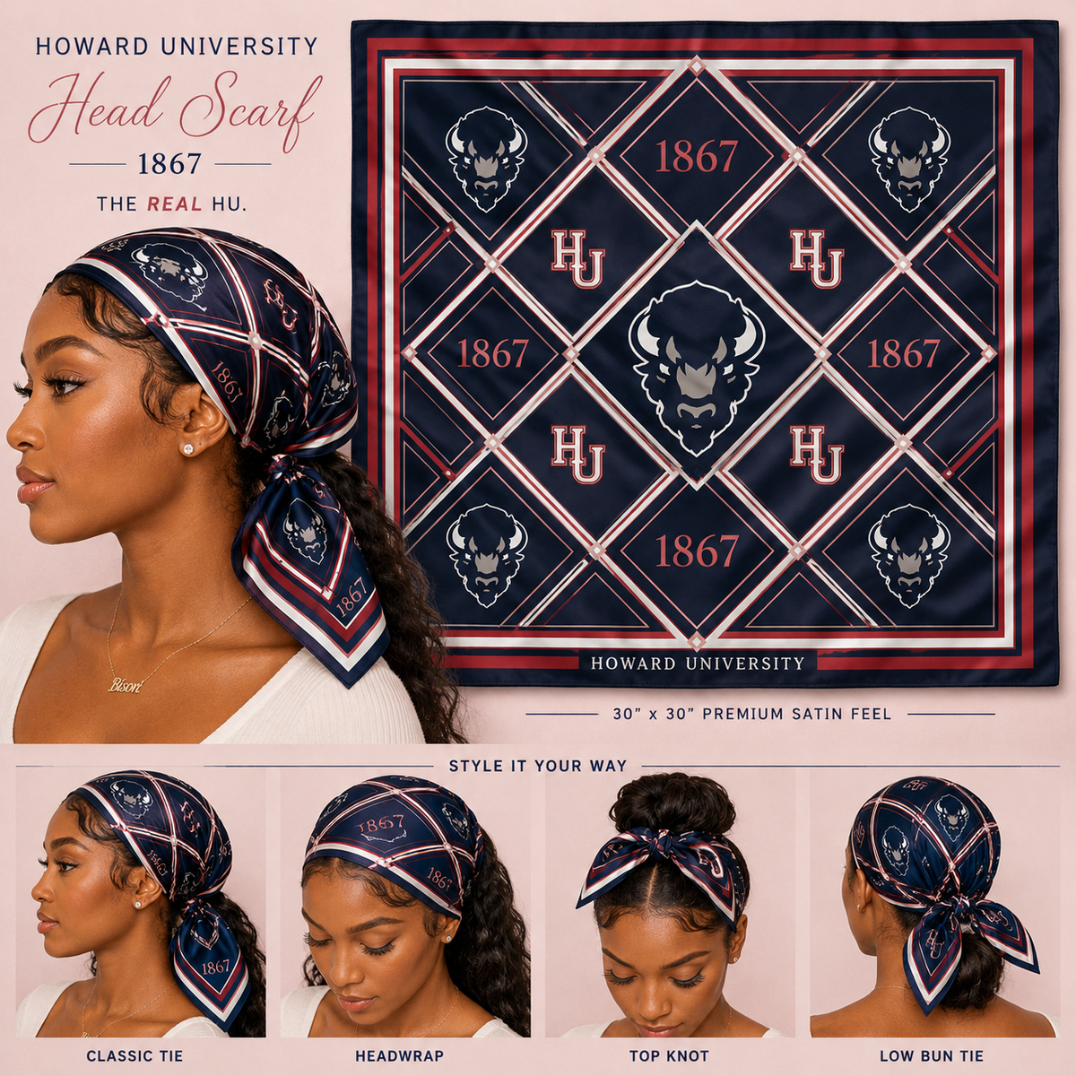 Preorder: Howard U Bison Scarf