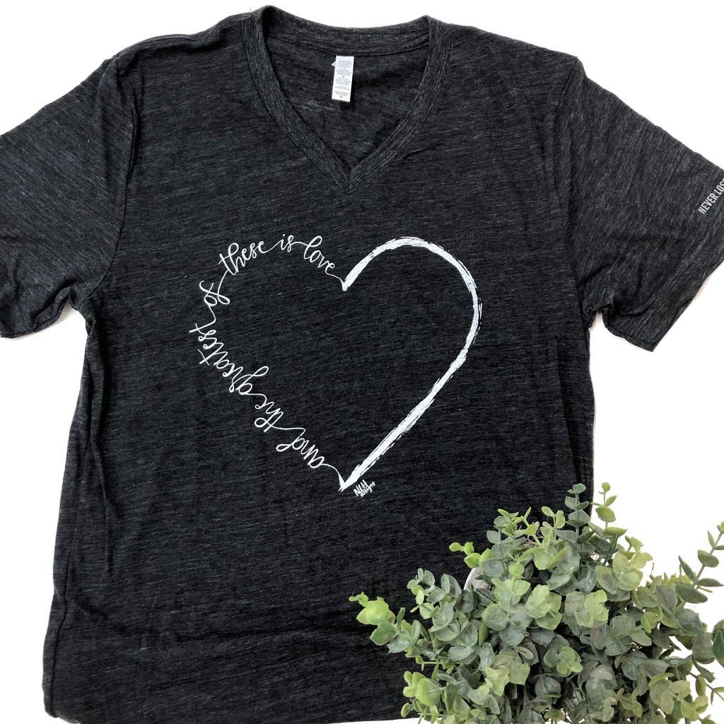 CLEARANCE: Greatest is Love Christian Graphic Tee