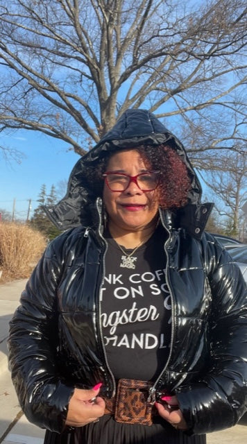 ግልጽነት፡ ከርክም Puffer ጃኬት