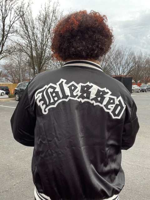 CLEARANCE: Too Blessed Varsity Bomber Jacket