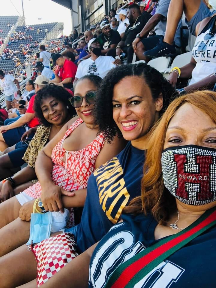 Howard Red Bling Face Mask