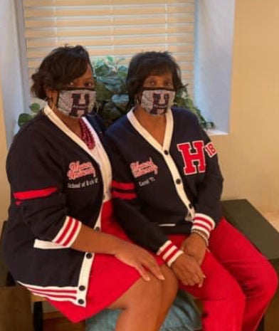 Howard Red Bling Face Mask