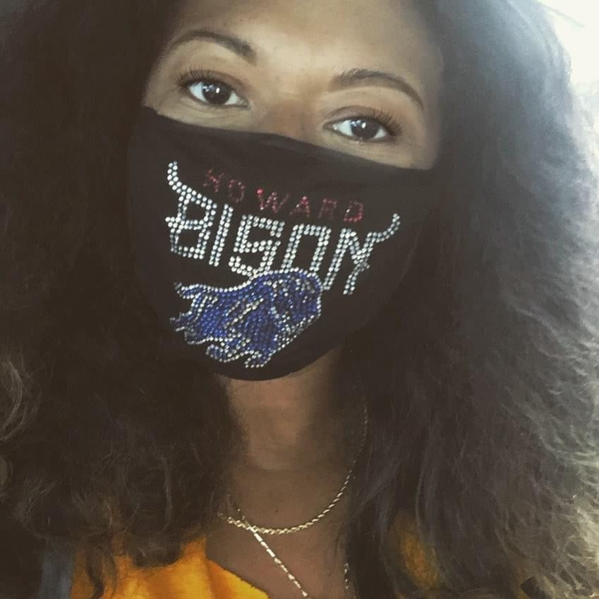 Bison Bling Face Mask