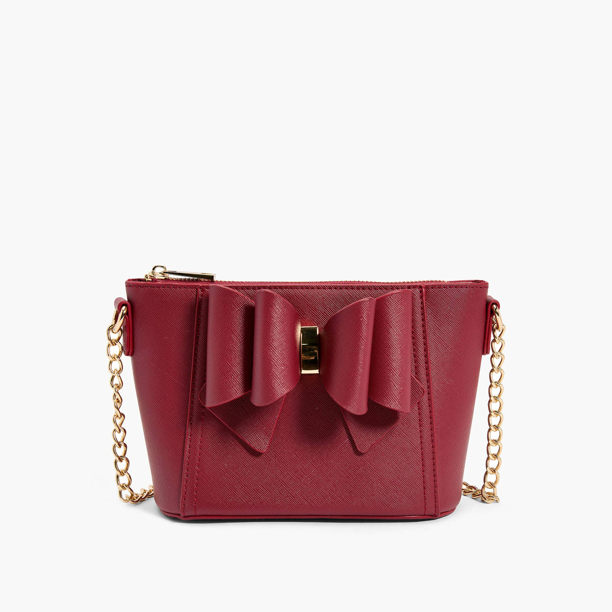 ግልጽ፡ ድርብ Bowtie Crossbody