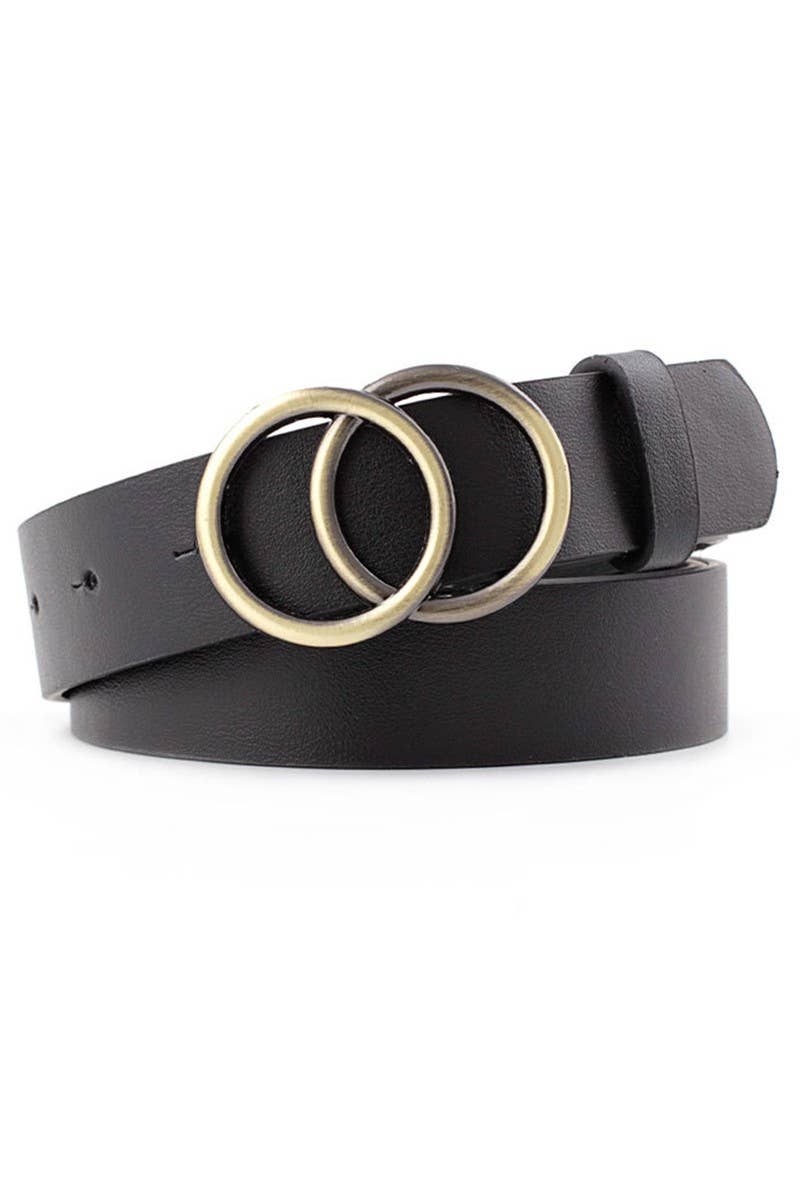 Double Ring Buckle Belt