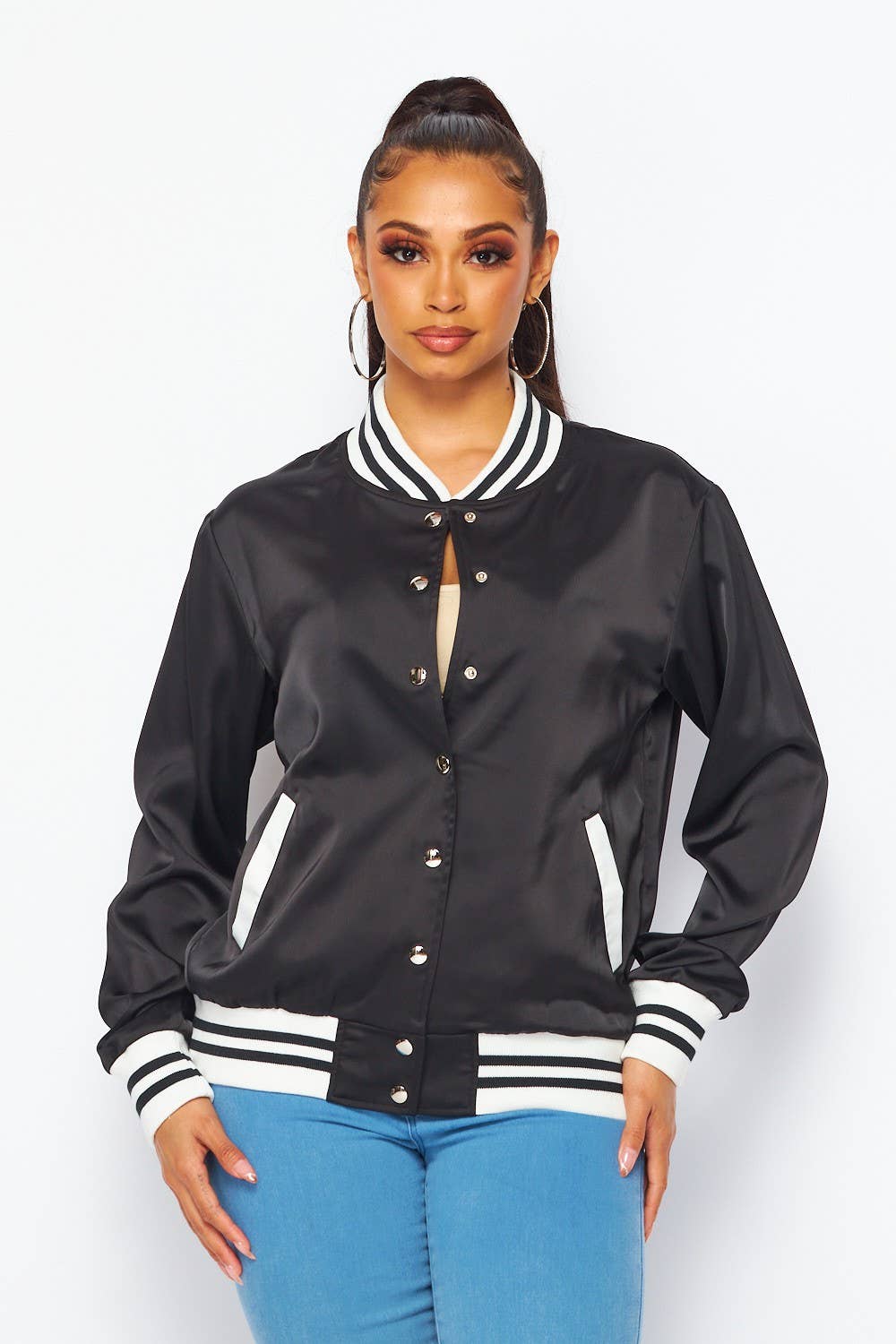 Too Blessed Varsity Bomber Jacket