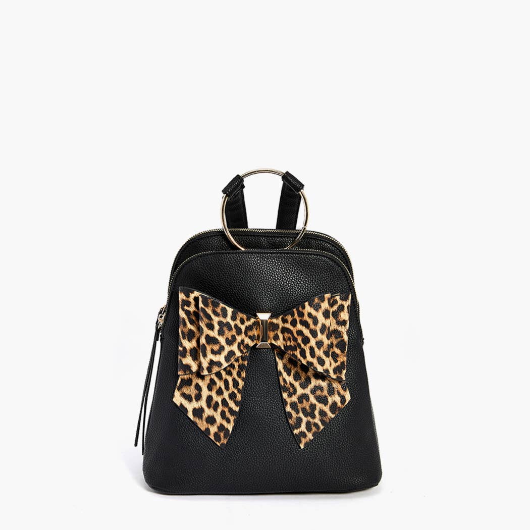 Leopard Bow Backpack