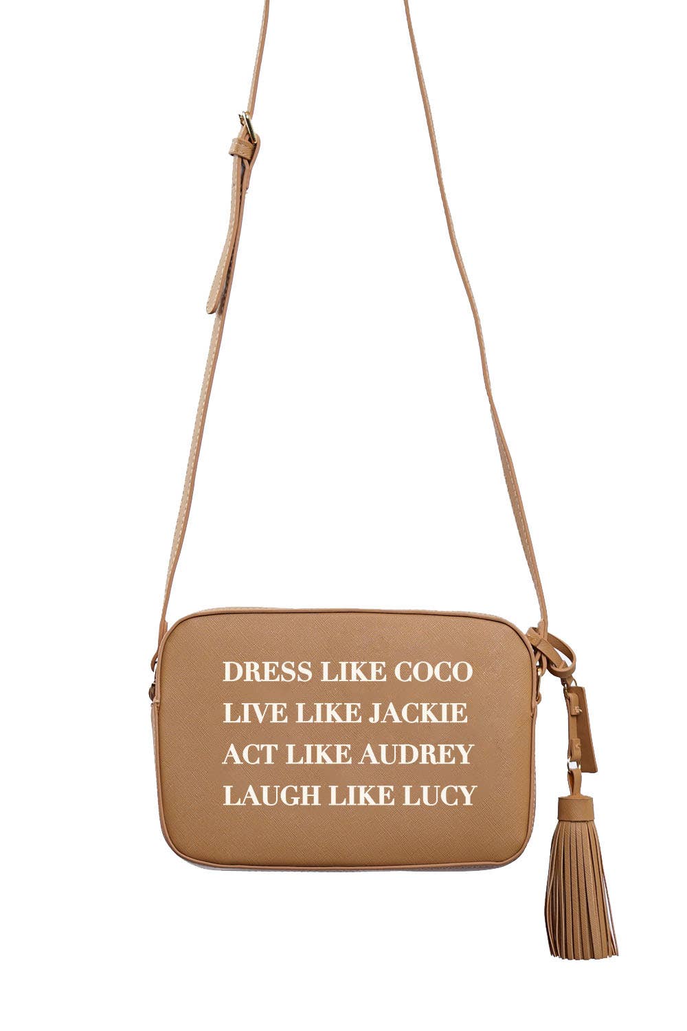 CLEARANCE: Dress Like Coco Crossbody (Tan)