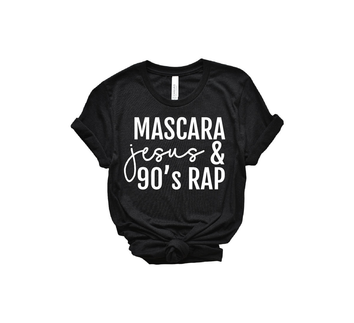 ማጽዳት፡ Mascara Jesus and 90&#39;s Rap Tee