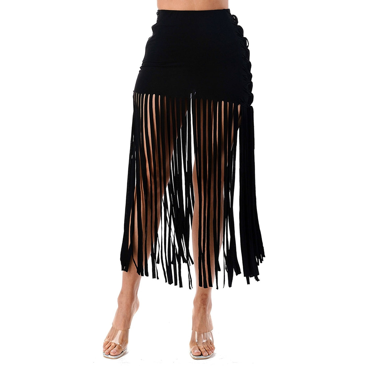 CLEARANCE: Fringe SKirt